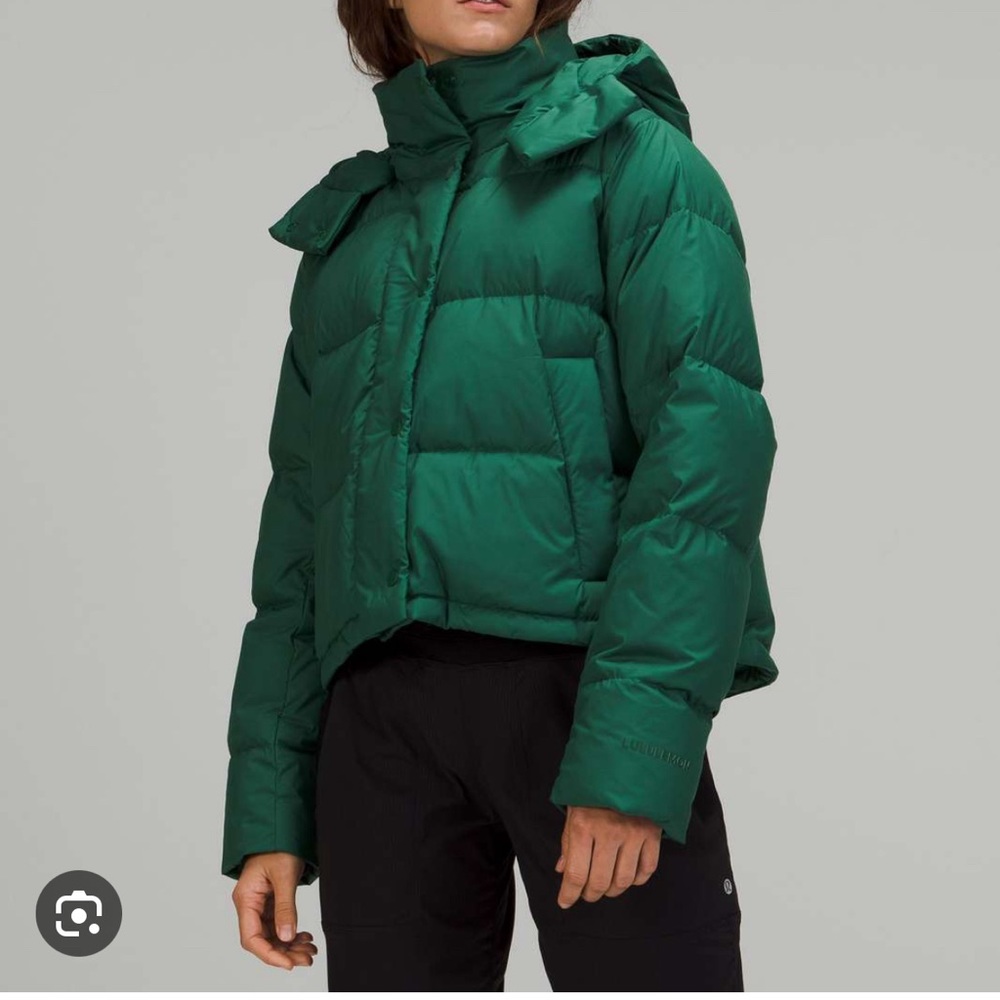 lululemon athletica Green Puffer Jacket